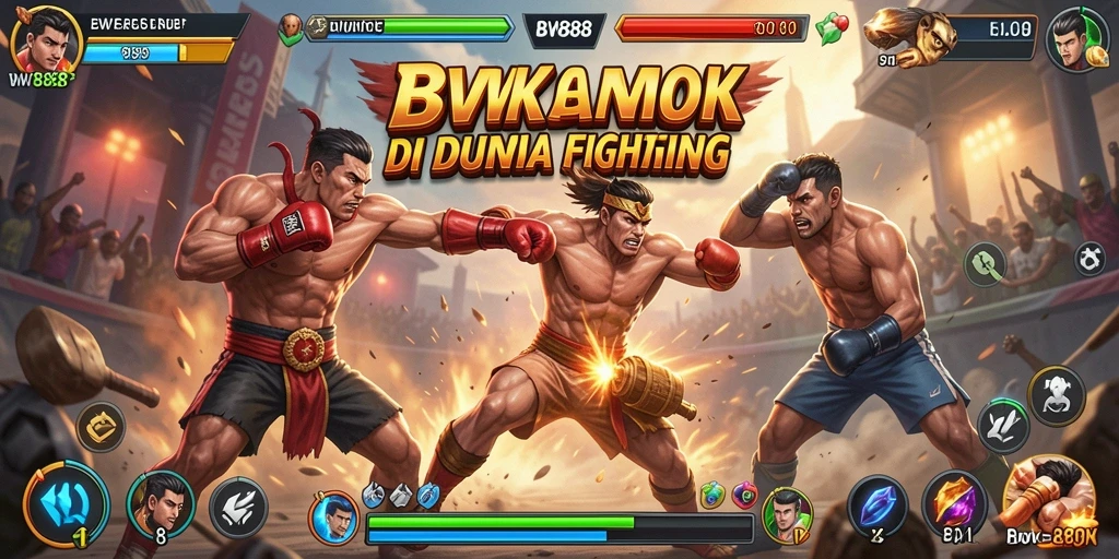 Tampilan dinamis dari gameplay BW888 yang menegangkan.