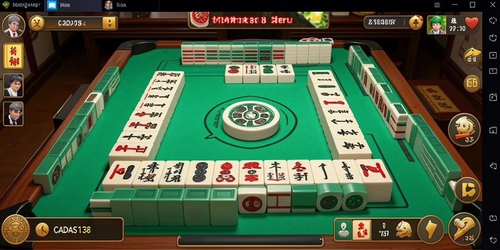 Tampilan gameplay menarik dari CADAS138 saat mencocokkan ubin Mahjong.