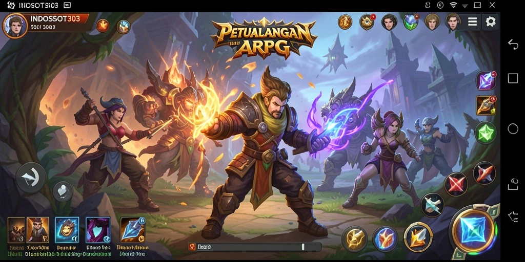 Gameplay INDOSLOT303 yang seru dan penuh aksi di dunia ARPG.