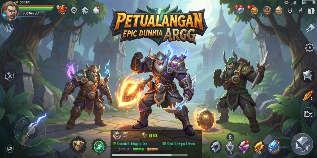 Tampilan seru dari gameplay ARPG JP6789 yang penuh aksi.