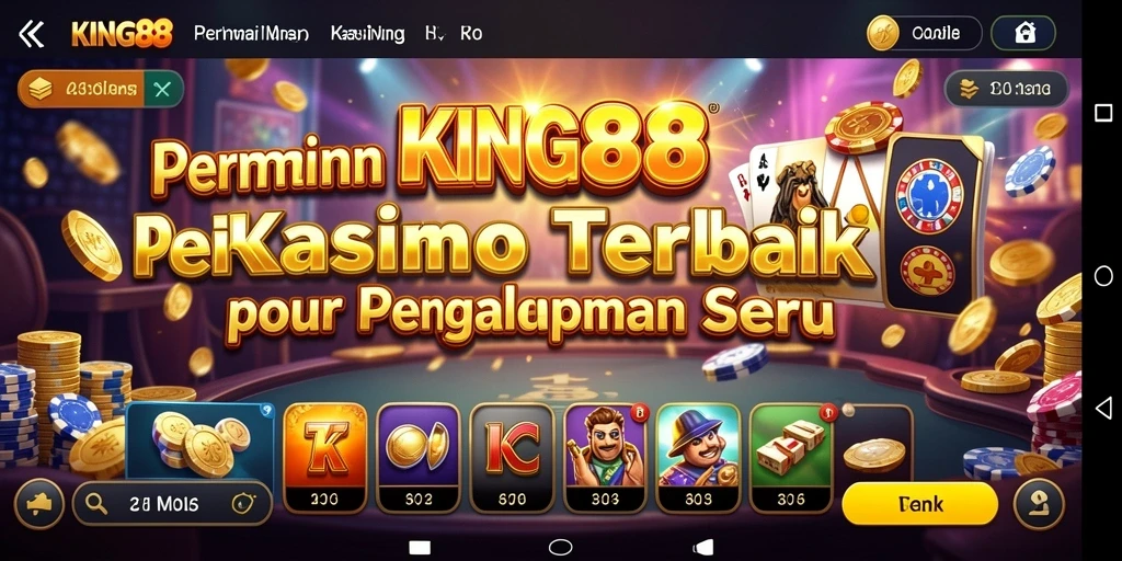 Tampilan gameplay KING88 yang menegangkan dan grafis luar biasa.