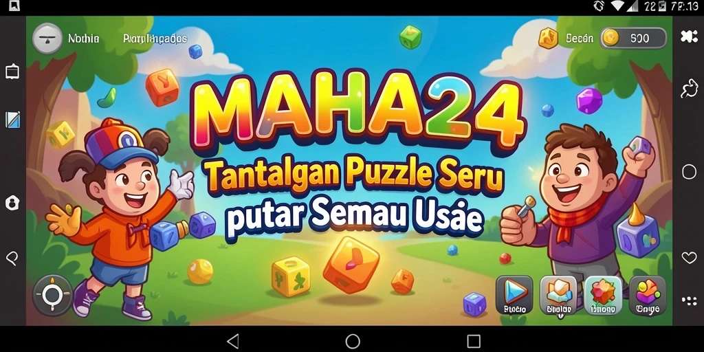 Tampilan gameplay MAHA24 yang menarik dan menantang di setiap level.
