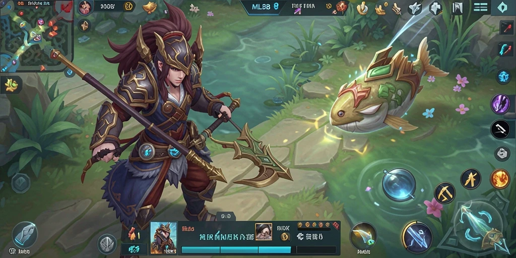 Tangkapan ikan menakjubkan dalam gameplay MLBB8.