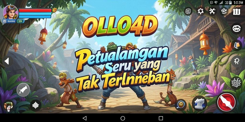 Tangkapan layar utama OLLO4D menunjukkan aksi seru dalam petualangan yang mendebarkan.