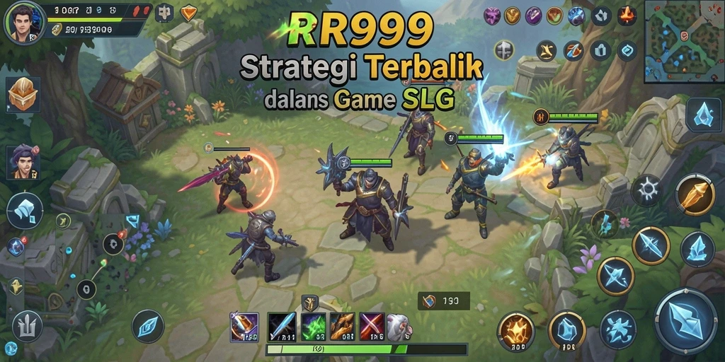 Tampilan gameplay epik dalam strategi SLG yang menantang.