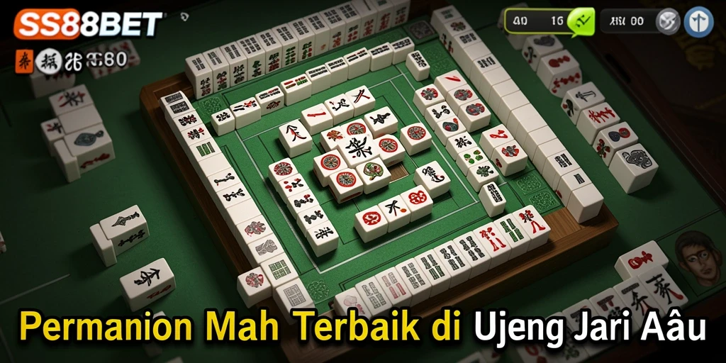 Tampilan menarik dari gameplay Mahjong di SS88BET.