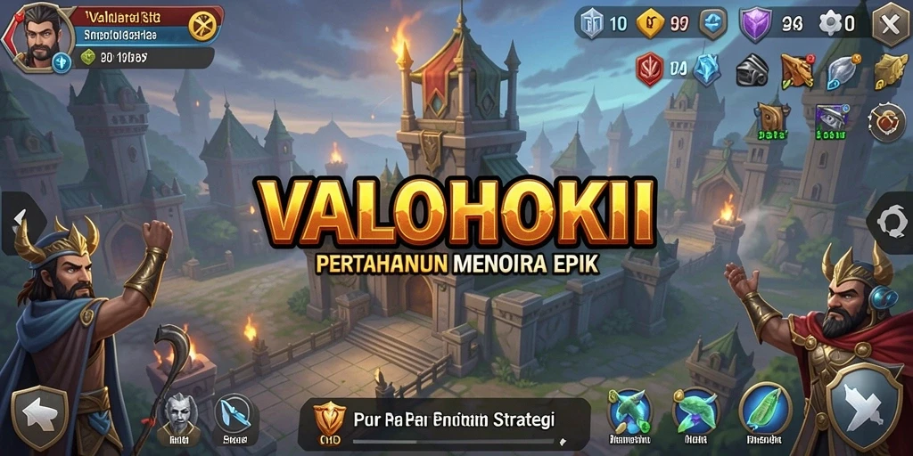 Screenshot menampilkan aksi pertempuran menarik di VALOHOKI.