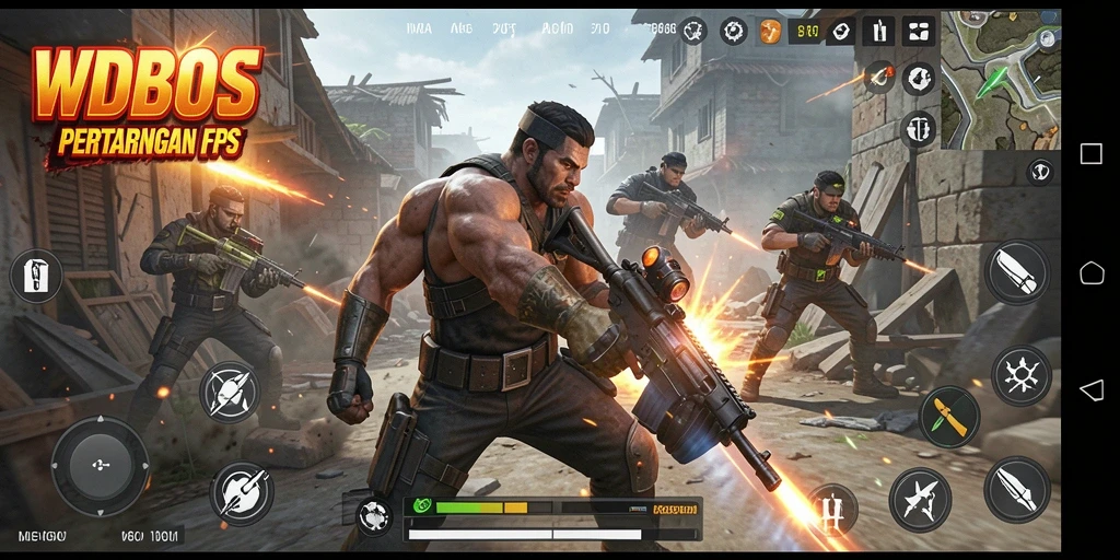 Gameplay intens dengan grafis menakjubkan dari WDBOS.
